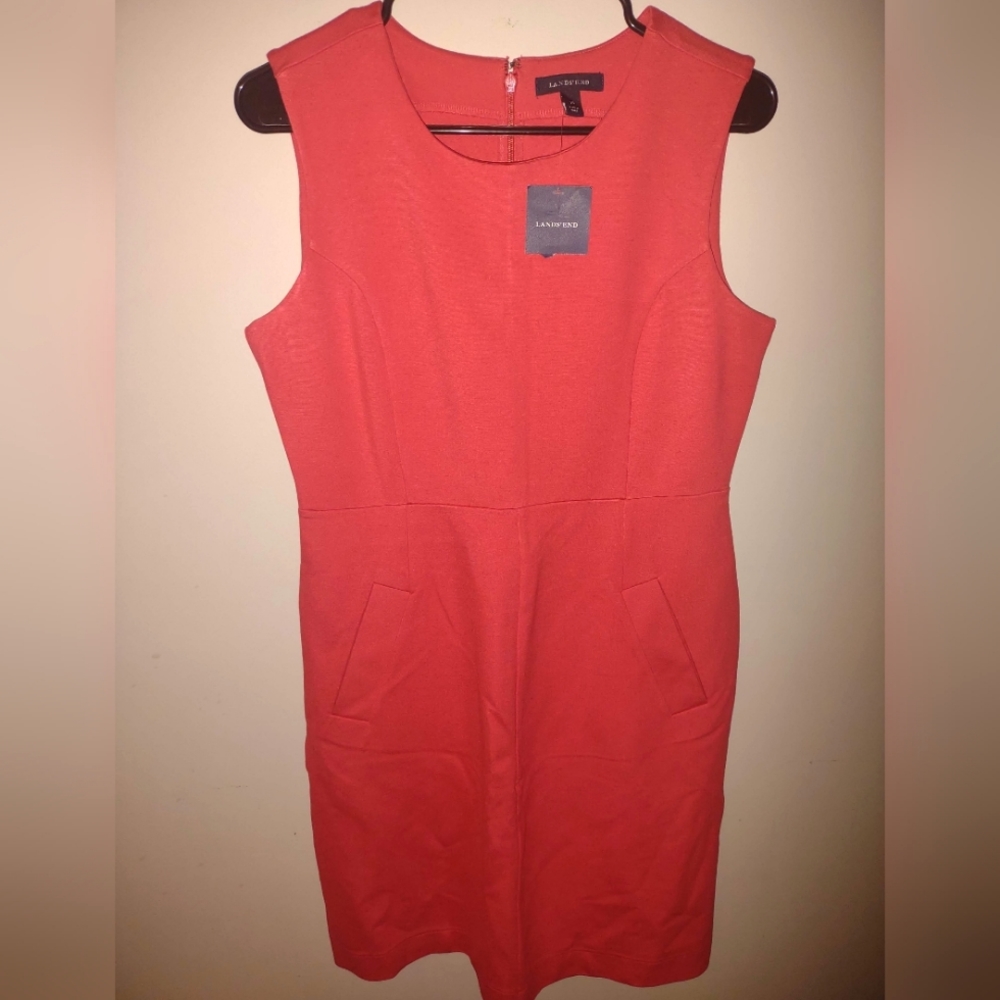 Women's Size 10 Lands' End Sheath Dress